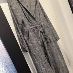 チェックワンピース