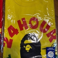 【未使用】エイプ　24時間テレビ　チャリTシャツの画像