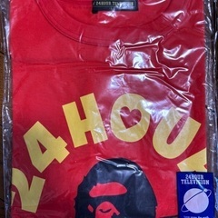 【未使用】エイプ　24時間テレビ　チャリTシャツの画像