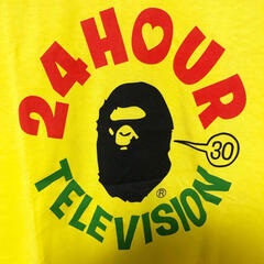 【未使用】エイプ　24時間テレビ　チャリTシャツの画像