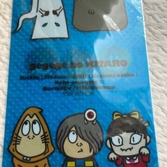 ゲゲゲの鬼太郎　クリアファイル２枚とシールの画像