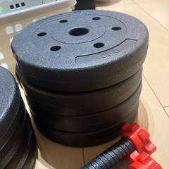 バーベル ダンベル ウェイト調整の画像