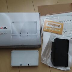 任天堂3DS　ホワイト　ジャンク品（基盤動作不良）
