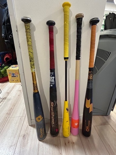 軟式野球バット5本セット