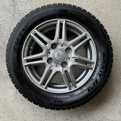 スタッドレス13インチ(155/65R13)2017年製ホイール4本セットの画像