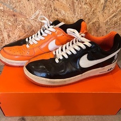 Nike ナイキ Air Force 1 オレンジ/ブラック 10.5
