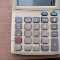 カシオ　ソーラー電卓の画像