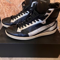 SAINT LAURENT ハイカットスニーカー ブラック/シルバー