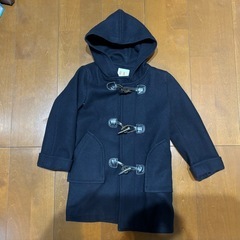 DAKS Little ネイビー フード付きダッフルコート 100