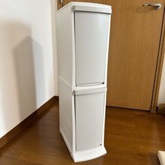 スリムゴミ箱　2段式（連結）