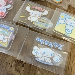 シナモロール マイメロ キティ ハンギョドン アクスタ キーホルダーセットの画像
