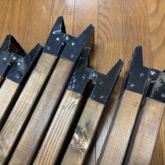 ソーホースブラケット ツーバイフォー 4セット　DIY テーブルの画像