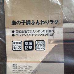 ニトリ ふんわりラグの画像