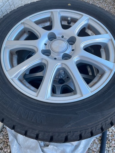 ダウンロップウインターマックス175/65R14４本 　アルミ付きスタッドレスタイヤ 