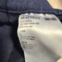 【最終価格】UNIQLO キッズ用ヒートテックジーンズの画像