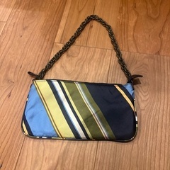 【未使用】JCREW ストライプ柄ナイロン製サコッシュの画像