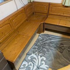 ◯◯収納付きダイニングテーブルセットの画像