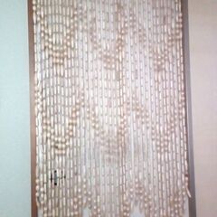 珠暖簾 のれん　巾約80cm 長さ約160cm 中古