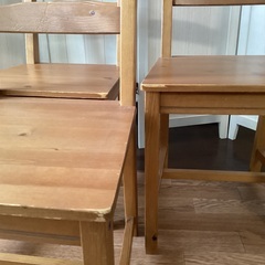 取引中　ダイニングチェア3脚　IKEA 年末年始対応&別料金で配送可の画像