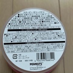 スヌーピー  蓋つき　ミニバケツ　2個セットの画像