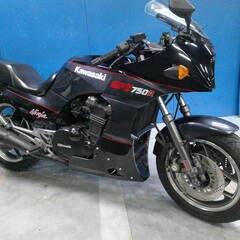 KAWASAKI GPZ750R 黒 格安提供車 エンジン始動動...