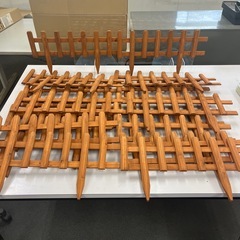 無使用木製フェンス　ガーデニング　
花壇　　アンティーク