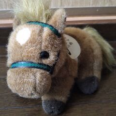 競馬 スーパーホース2Sぬいぐるみ 2個 サンエス/エスケイジャパンAVANTI アバンティー 中古品の画像