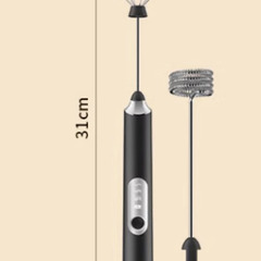 新品未使用 
黒 ミルクフォーマー 電動 ミルク泡立て器 泡立て器 ミニ 電動 ミルクフォーマー 泡立て器 ミルクフォーマー 電動 泡立て器 ミニ ミニ ミルク泡立て器 ミルクフォーマー 電動 USB充電式 3段階調整 2-in-1ステンレススチールの画像