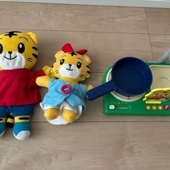 しまじろうパペット、はなちゃん、キッチンセット