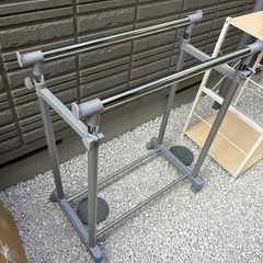 2段ハンガーラック