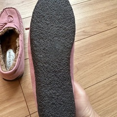 新品未使用 22.5 防寒 撥水 モカシン スニーカーの画像