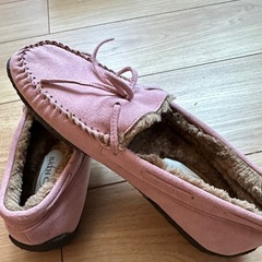 新品未使用 22.5 防寒 撥水 モカシン スニーカーの画像