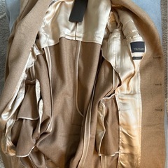 美品 TRUSSARDI ベージュ チェスターコート イタリア製 44サイズ