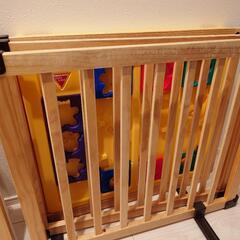日本育児 ベビーゲート ベビーフェンス 木のキッズパーテーション