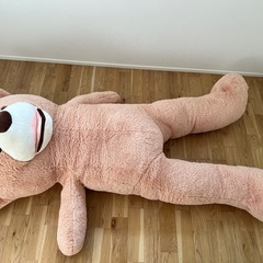plush toys クマ　大きいベージュのクマのぬいぐるみ「180cm」の画像