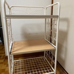 ベルメゾン　電子レンジ収納棚