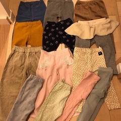 女の子　長ズボン・タイツまとめ売り90