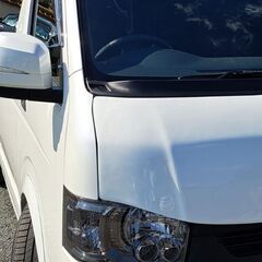 ハイエース　バッドフェイス　半ジャンク　ホワイトパール070 FRPの画像