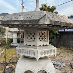 石材　　雪見灯篭！　大　⁉️の画像