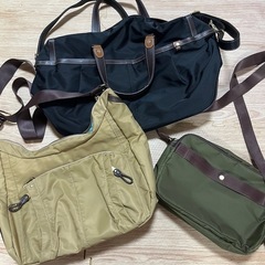 progress　ボストンバックショルダーバック3点
