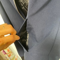 ネイビー　ジャケットの画像