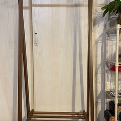 【決まりました】アジアン　木製ハンガーラック