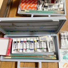 絵の具セット　美術道具　の画像