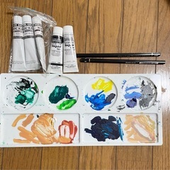 絵の具セット　美術道具　の画像