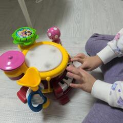 ディズニーの楽器のおもちゃ ドラム ラッパ シンバルなど