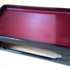 箱仏器膳 長手膳 7.5寸　幅約22.5cm　中古の画像