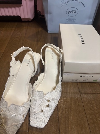 【美品】RANDA 白　Lサイズ