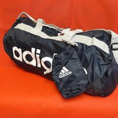 adidas ナイロンドラムバッグ NAVの画像