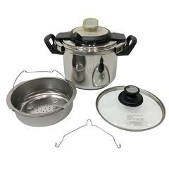 24C809_ジ3【美品】T-fal ティファール IH対応 圧...