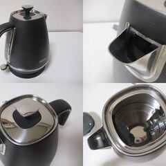 G∀16 電気ケトル デロンギ DeLonghi KBI1200J-BK 1.0L ディスティンタコレクション 検：家電 キッチン 食卓の画像